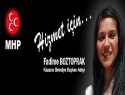 MHP Kazanc Belediye Bakan Aday Bir Ermenekli