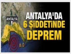 Antalyadaki Deprem Kazancda Hissedildi.