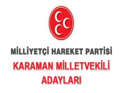 MHP Karaman Belediye Bakan Aday Belli Oldu.