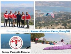 Kazancıda Yamaç paraşütü