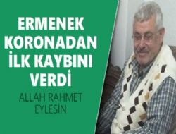 Ermenek'te Koronavirsten ilk kayp